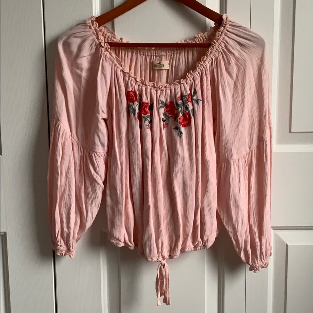 Off the Shoulder Cropped Shirt